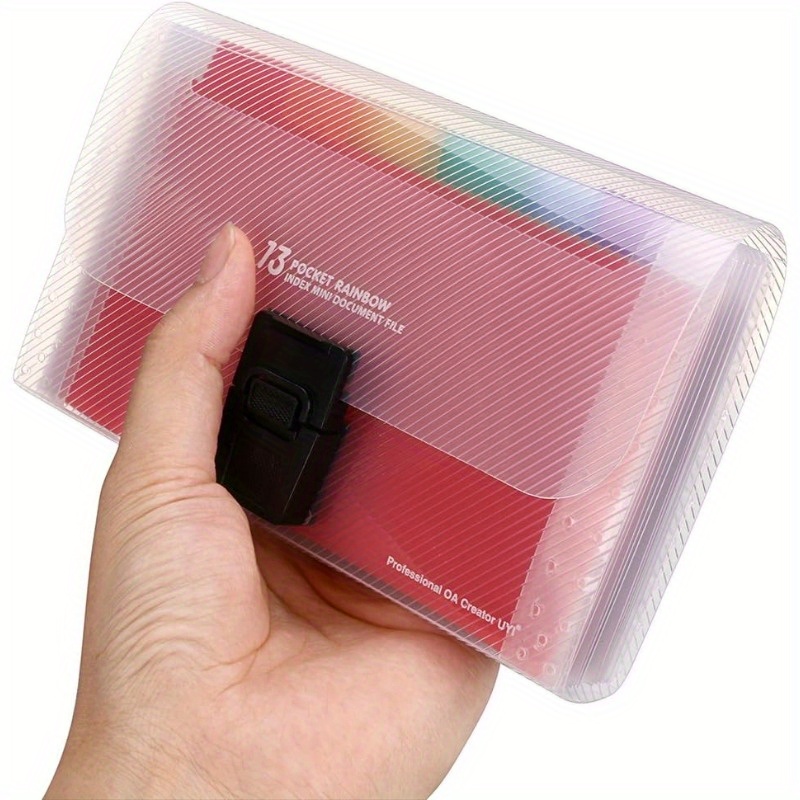 Expandable Accordion File Folder 13 Pockets - Расширяющийся органайзер для файлов формата А6,