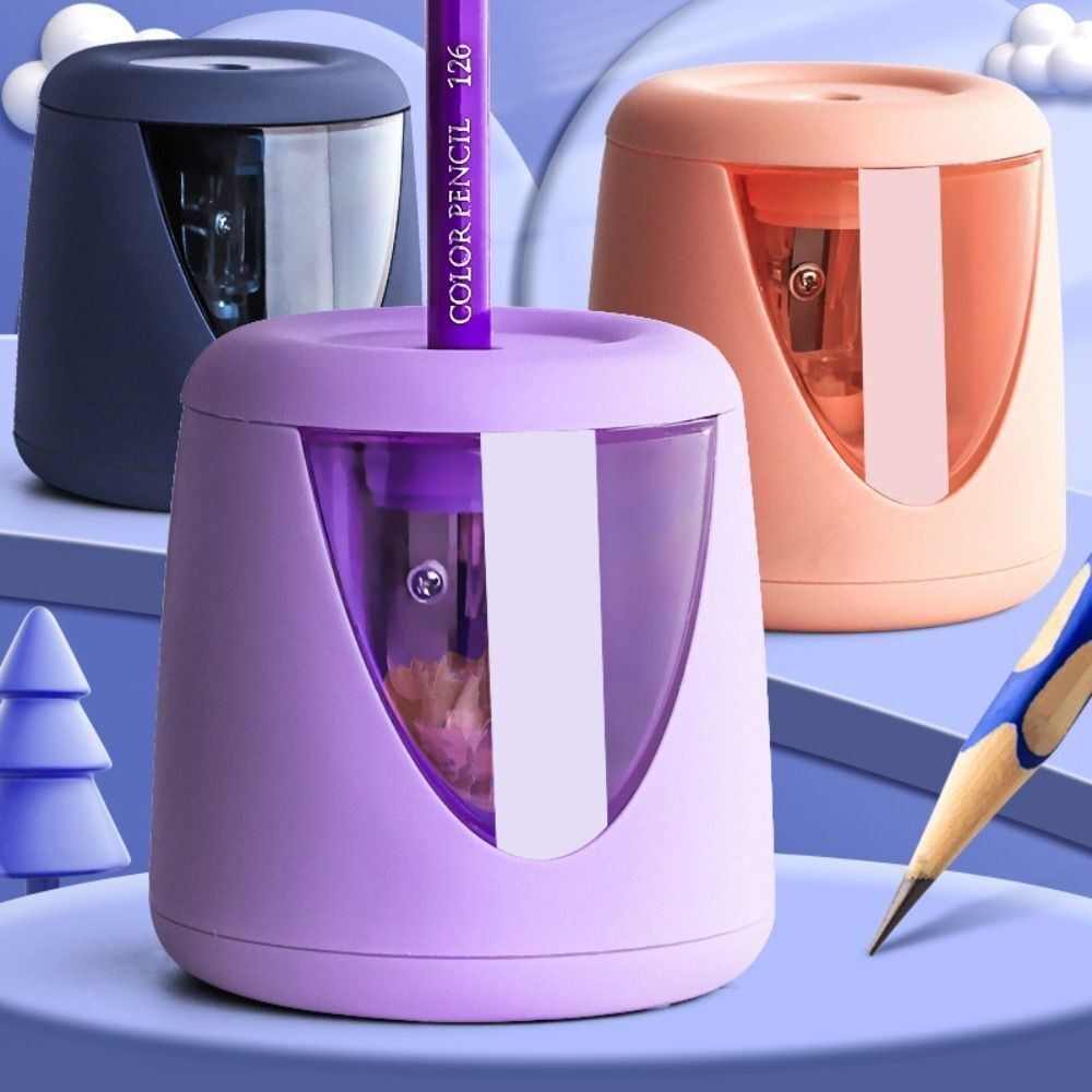 Electric Pencil Sharpener Usb - Наклейка для офиса и школы, мультяшная