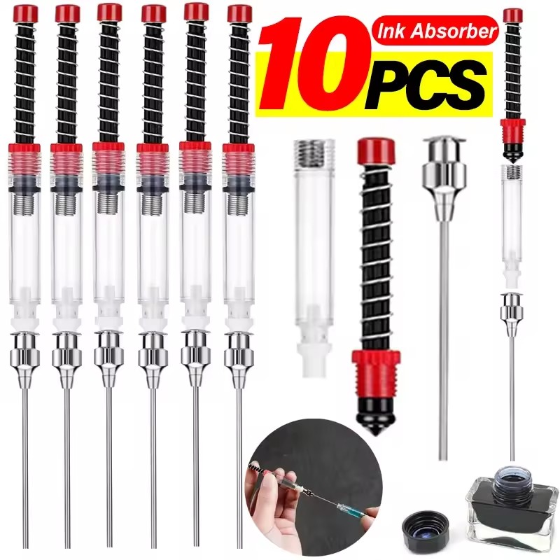 School Supplies - 1-10 шт. Пружинный насос-заправщик для чернил