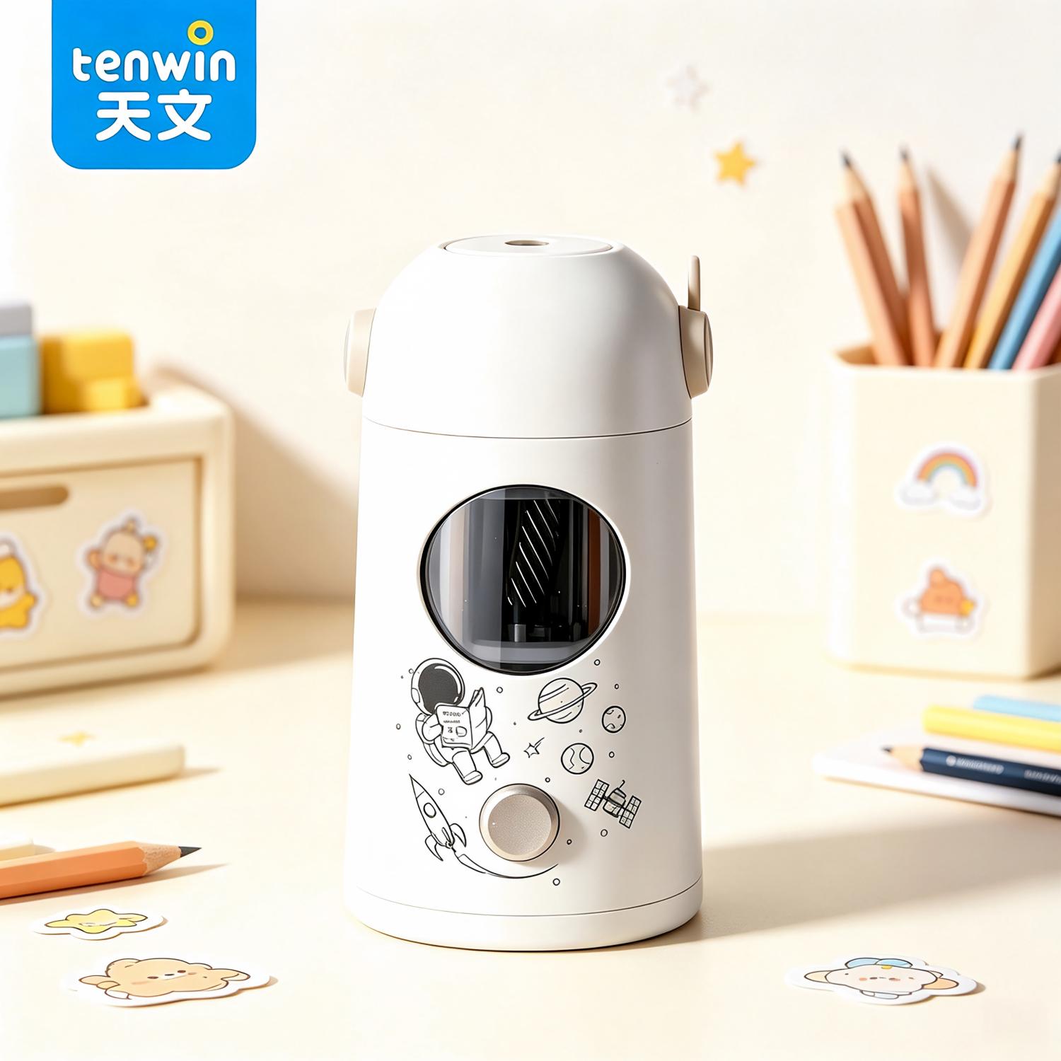 Electric Pencil Sharpener Usb - Автоматическая электрическая точилка Tenwin, заряжаемая через