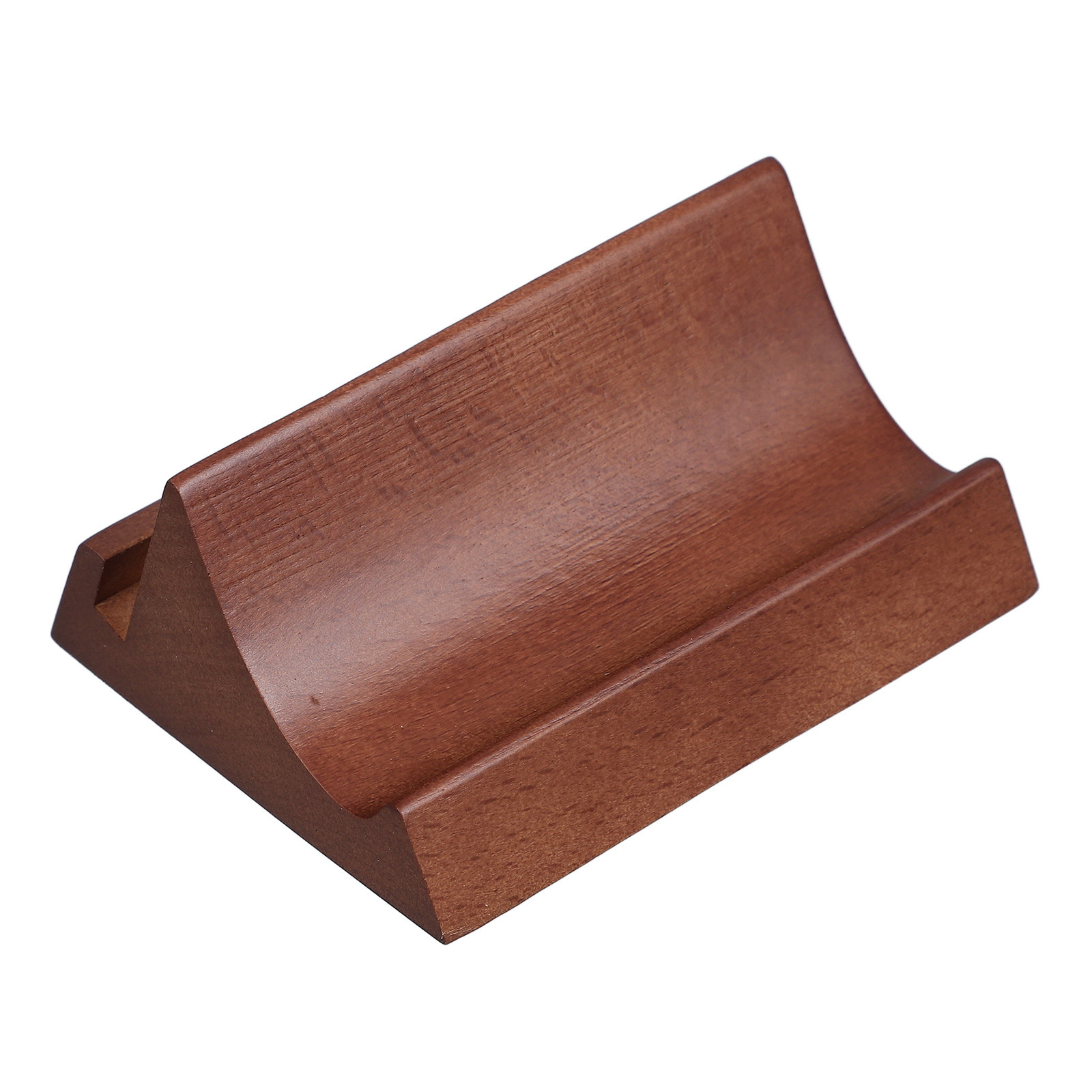 Desk Accessories - Деревянная подставка с двумя отделениями для
