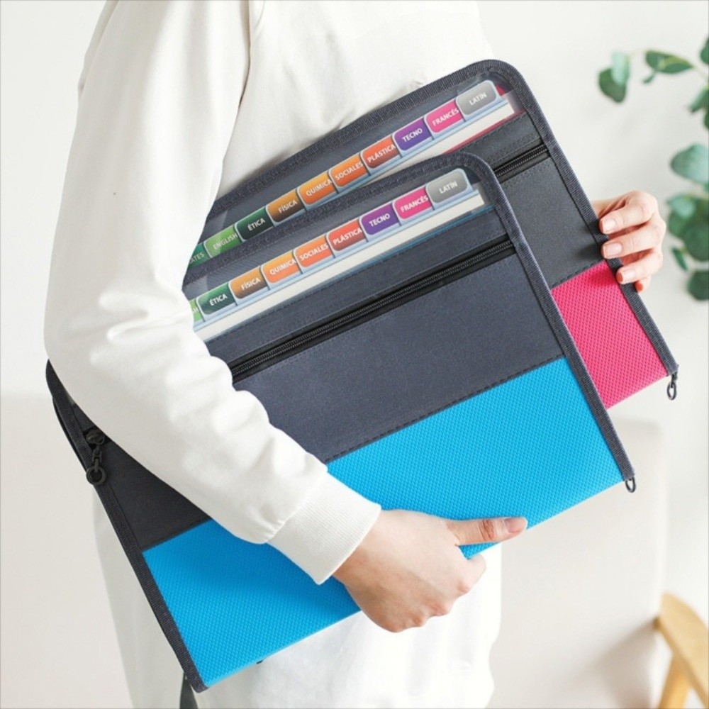 Expandable Accordion File Folder 13 Pockets - Папка-аккордеон на 13 отделений формата А4