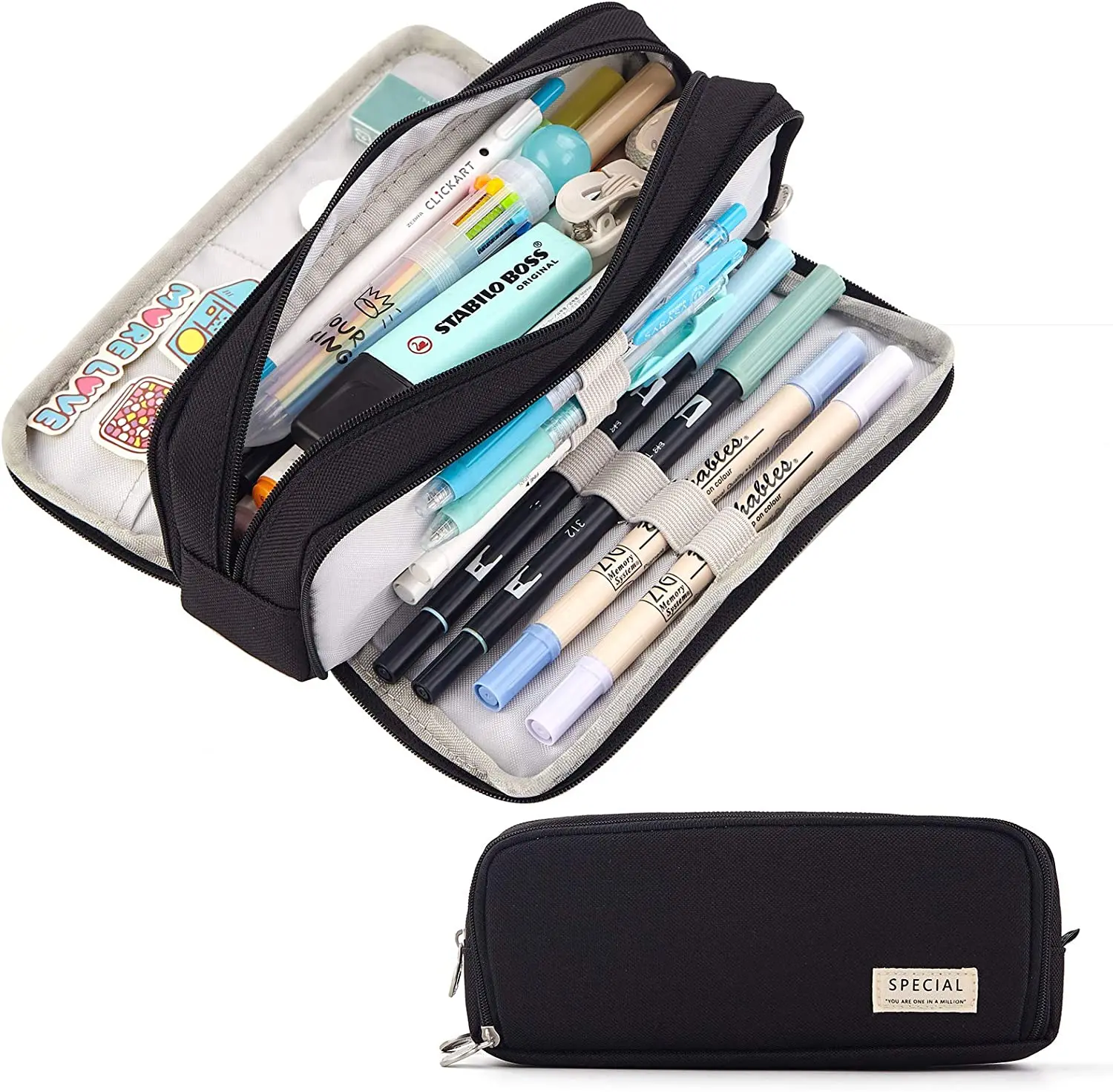 Aesthetic Large Pencil Case Pouch - Пенал большой емкости, пенал, эстетическая сумка