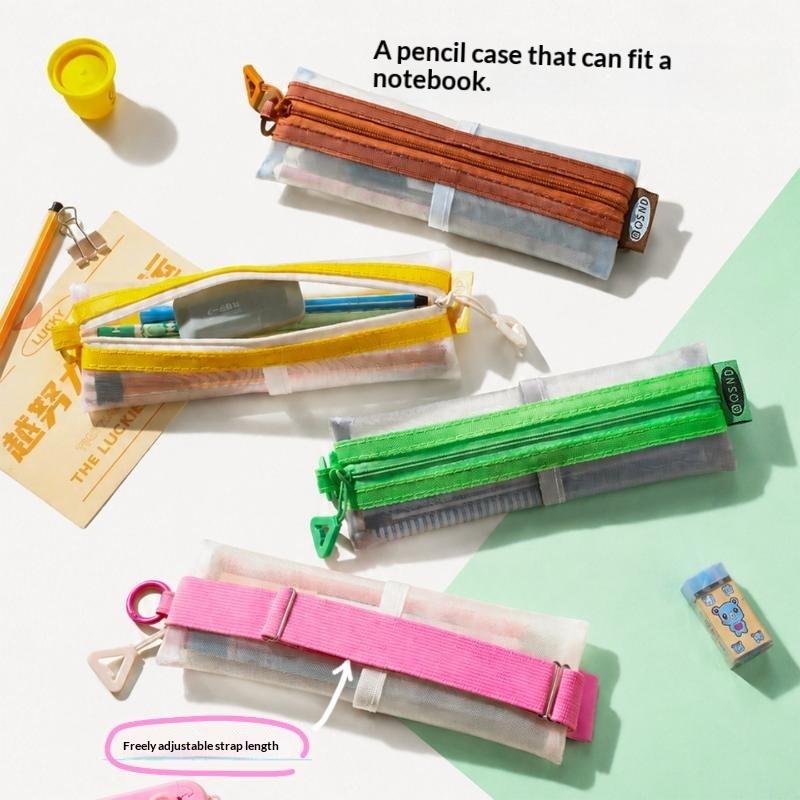 Прозрачный сетчатый пенал с дв – обзор и цена Clear Mesh Pencil Pouch For Exam