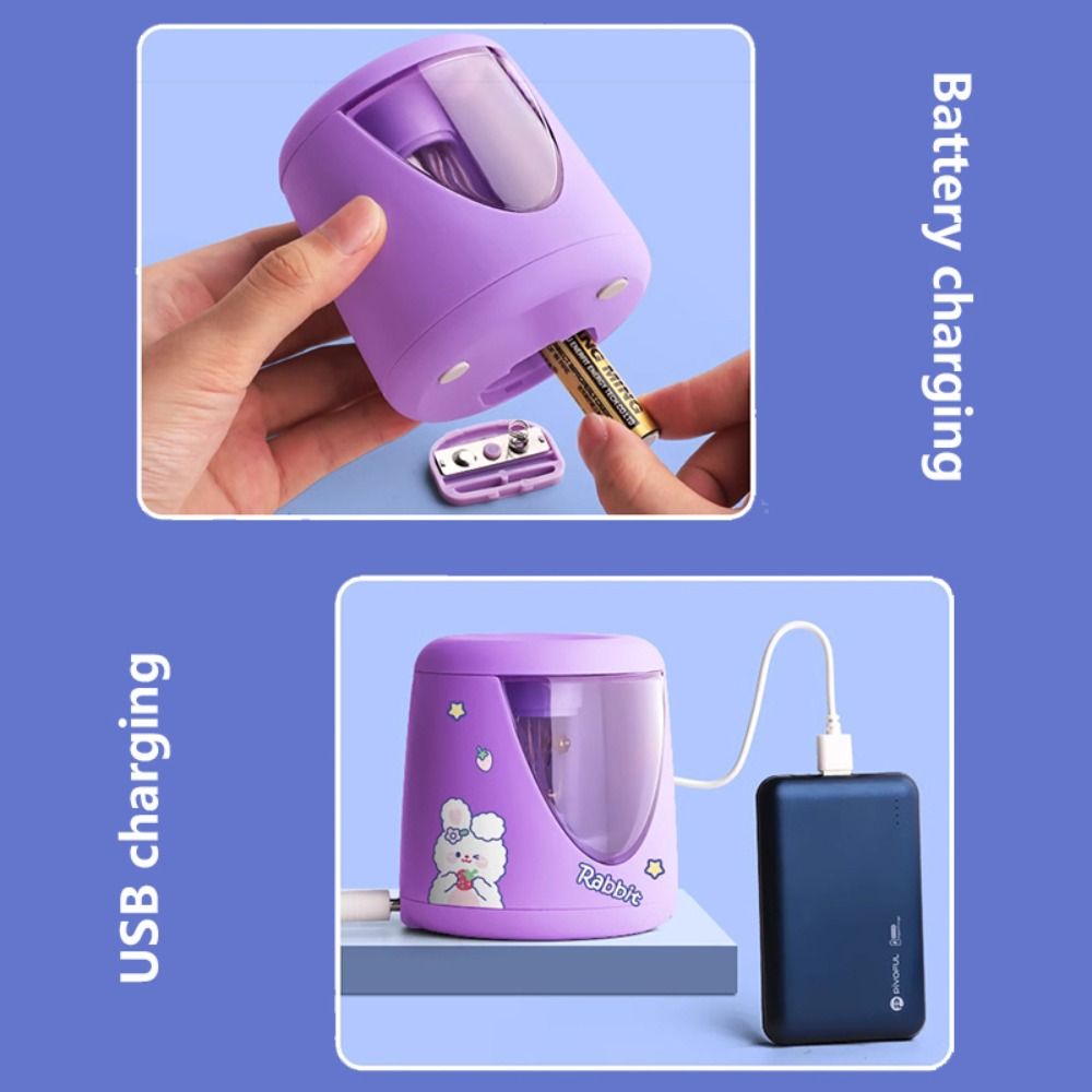 с декоративной наклейкой, пита – обзор и цена Electric Pencil Sharpener Usb