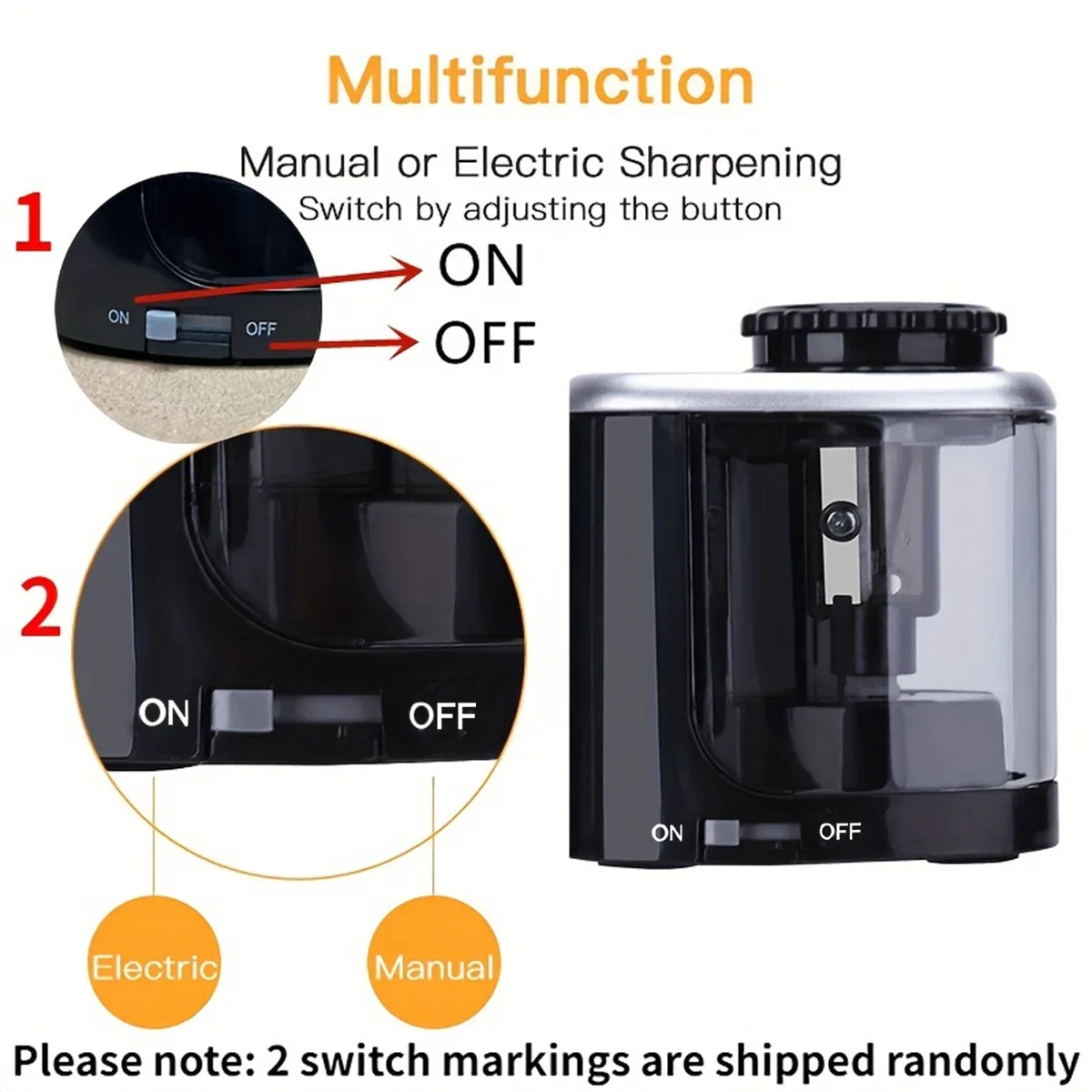 Электрическая точилка в сборе, – обзор и цена Electric Pencil Sharpener Usb