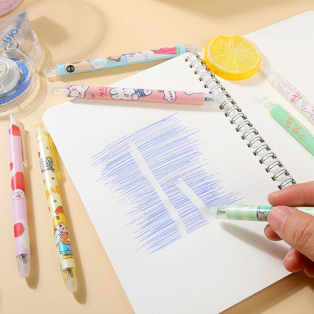 Набор из 20 милых стираемых ге – обзор и цена Retractable Eraser Pen Click