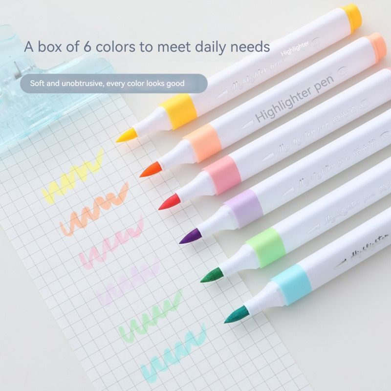 Набор флуоресцентных маркеров- – обзор и цена Pastel Highlighter Set Double Ended