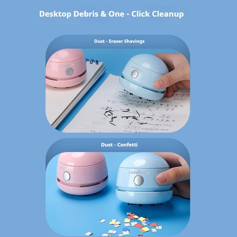 Миниатюрный ручной настольный  – обзор и цена Mini Desktop Vacuum Cleaner For Eraser Dust