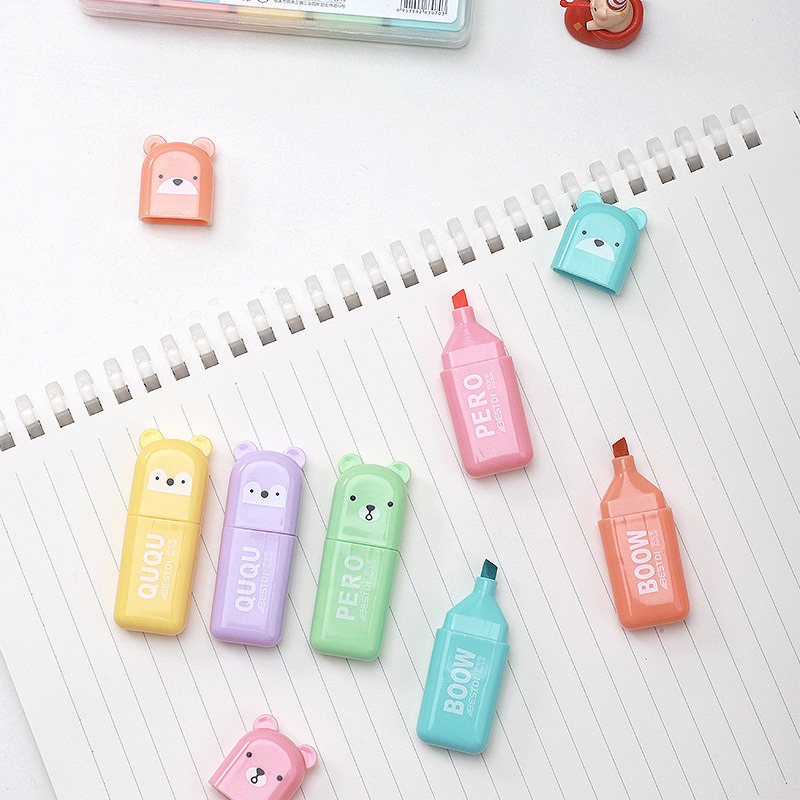 Набор маркеров-выделителей Kaw – обзор и цена Pastel Highlighter Set Double Ended