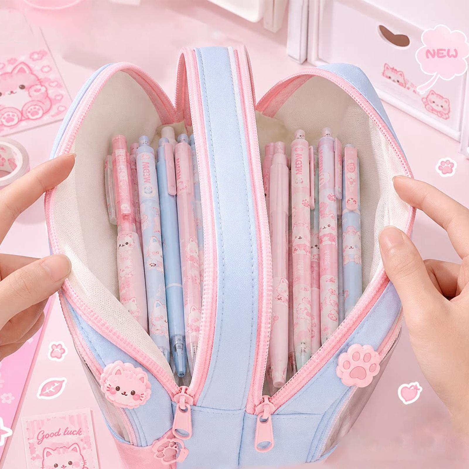 Пенал для карандашей с большой – обзор и цена Aesthetic Large Pencil Case Pouch