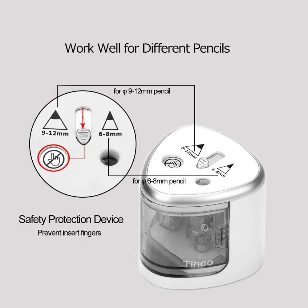 Tenwin новая электрическая авт – обзор и цена Electric Pencil Sharpener Usb