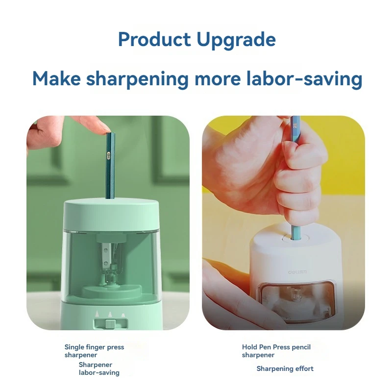 Deli VA3 Зеленый USB аккумулят – обзор и цена Electric Pencil Sharpener Usb