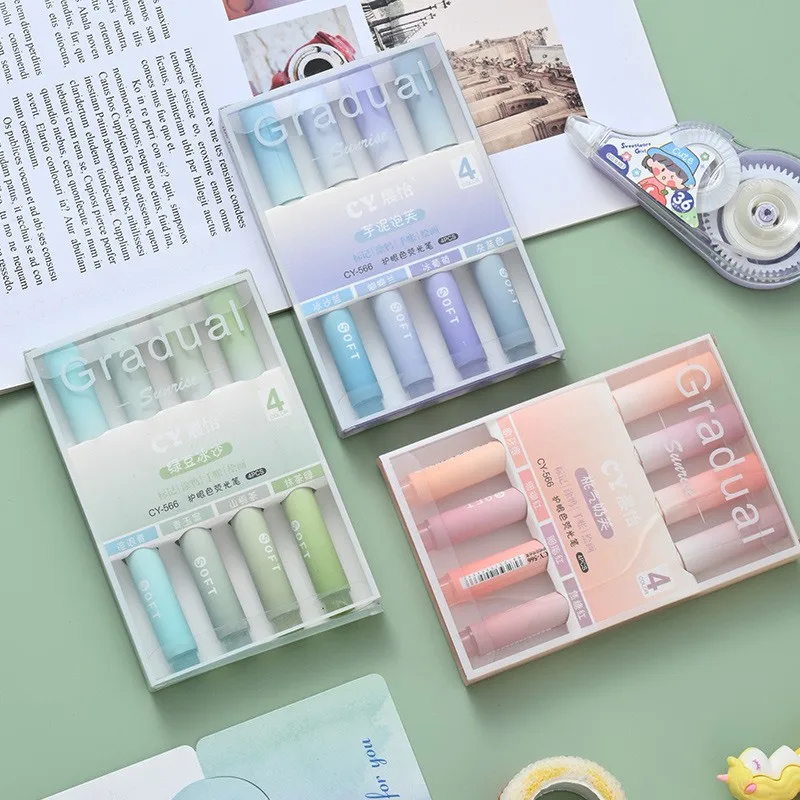 Набор маркеров-выделителей 202 – обзор и цена Pastel Highlighter Set Double Ended