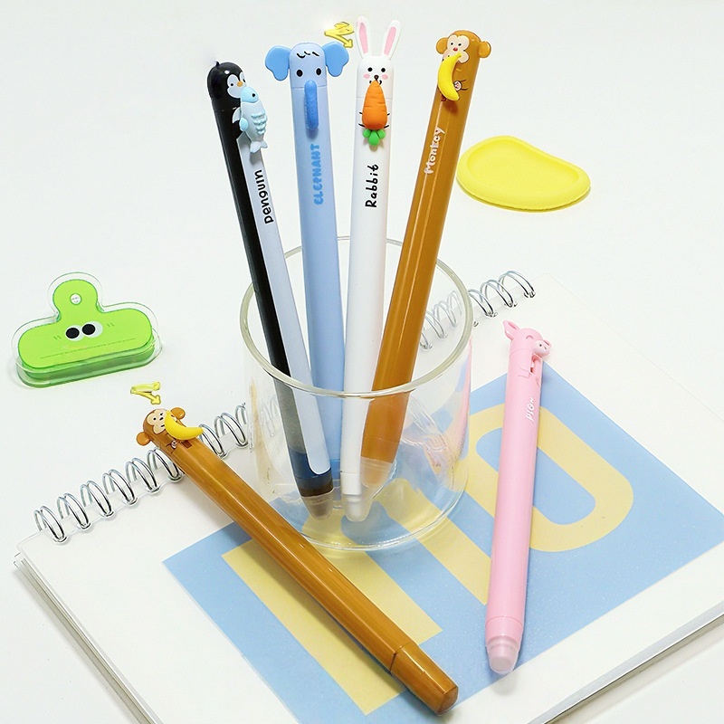 Набор из 6 милых гелевых ручек – обзор и цена Retractable Eraser Pen Click