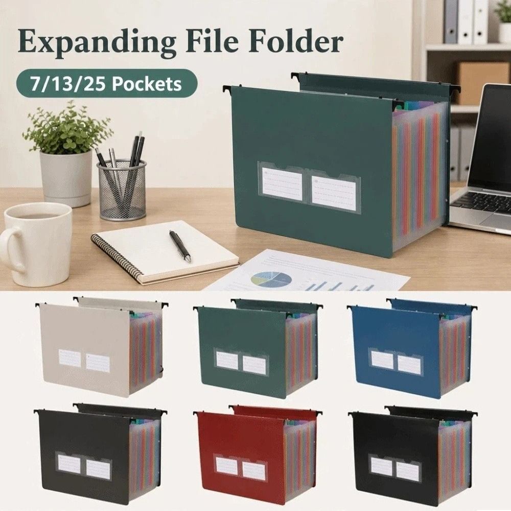 Папка-аккордеон на 7/13/25 отд – обзор и цена Expandable Accordion File Folder 13 Pockets