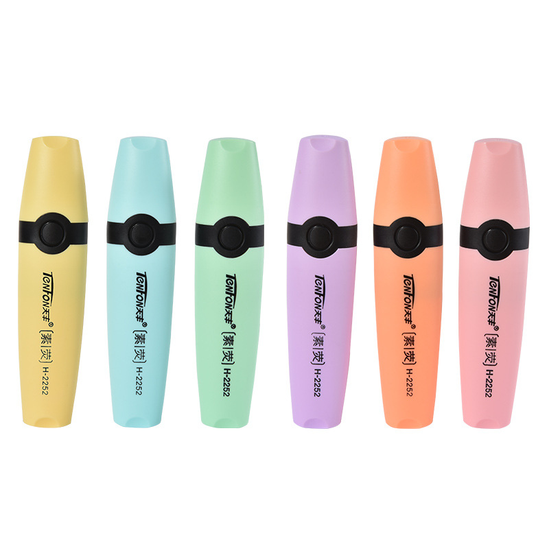 6 шт./компл., маркер пастельны – обзор и цена Pastel Highlighter Set Double Ended