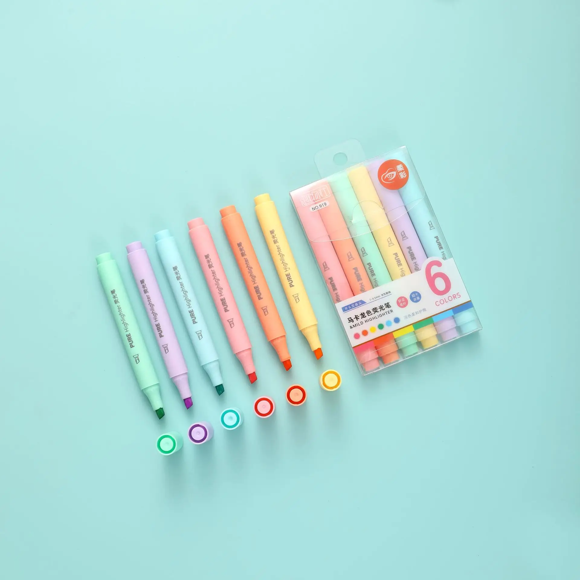 Набор из 6 маркеров-выделителе – обзор и цена Pastel Highlighter Set Double Ended