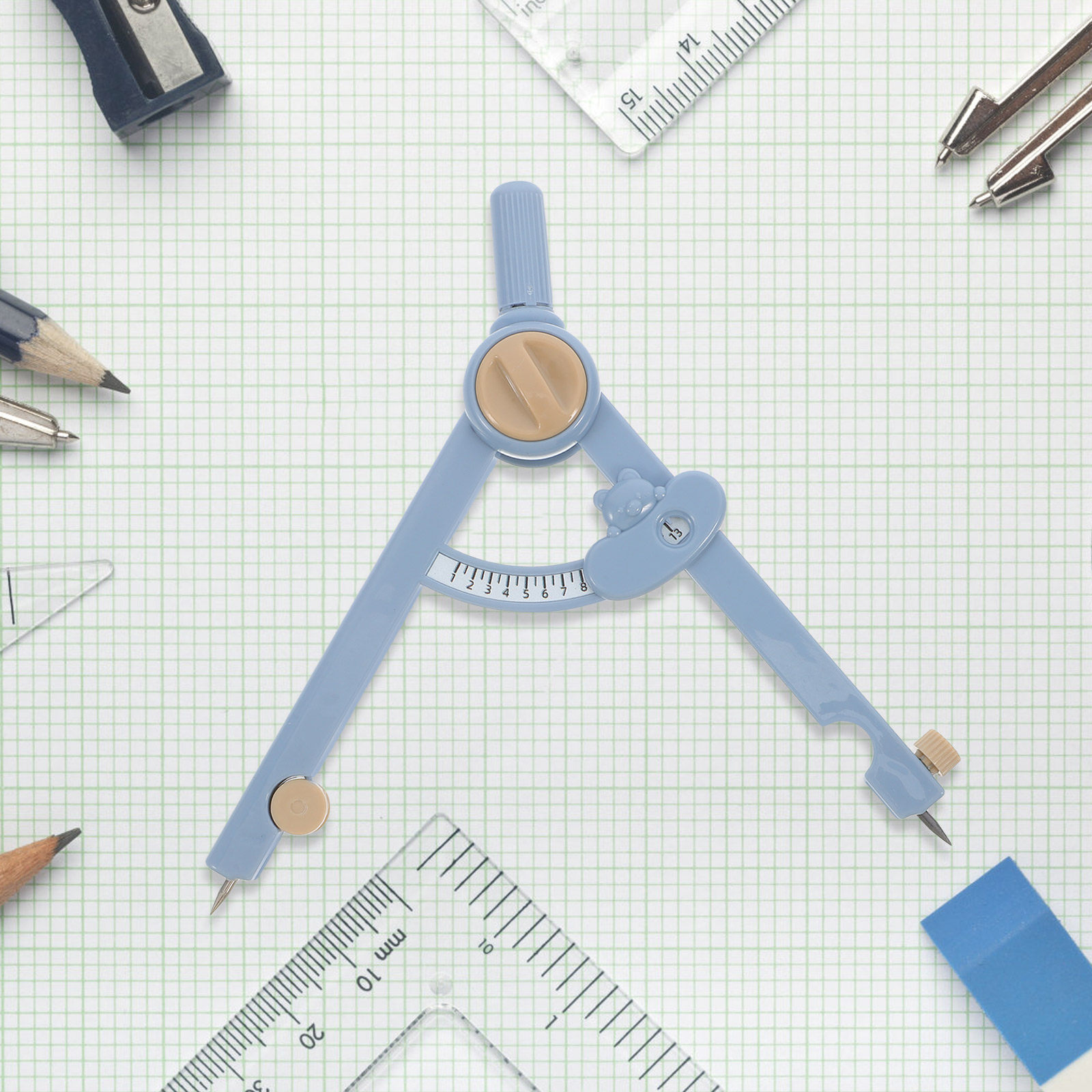 1 комплект портативных металли – обзор и цена Math Geometry Set With Compass