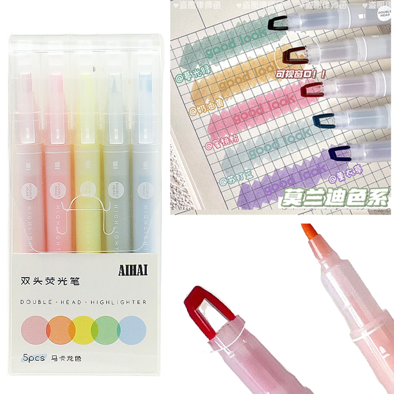 Набор маркеров-выделителей с д – обзор и цена Pastel Highlighter Set Double Ended