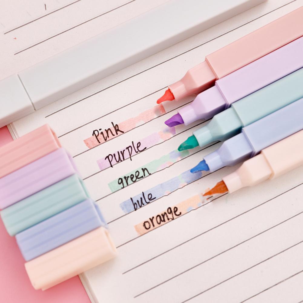 Набор цветных маркеров-выделит – обзор и цена Pastel Highlighter Set Double Ended